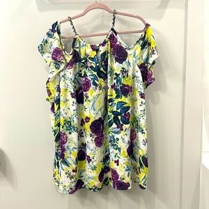 Torrid Off the Shoulder Floral Tank